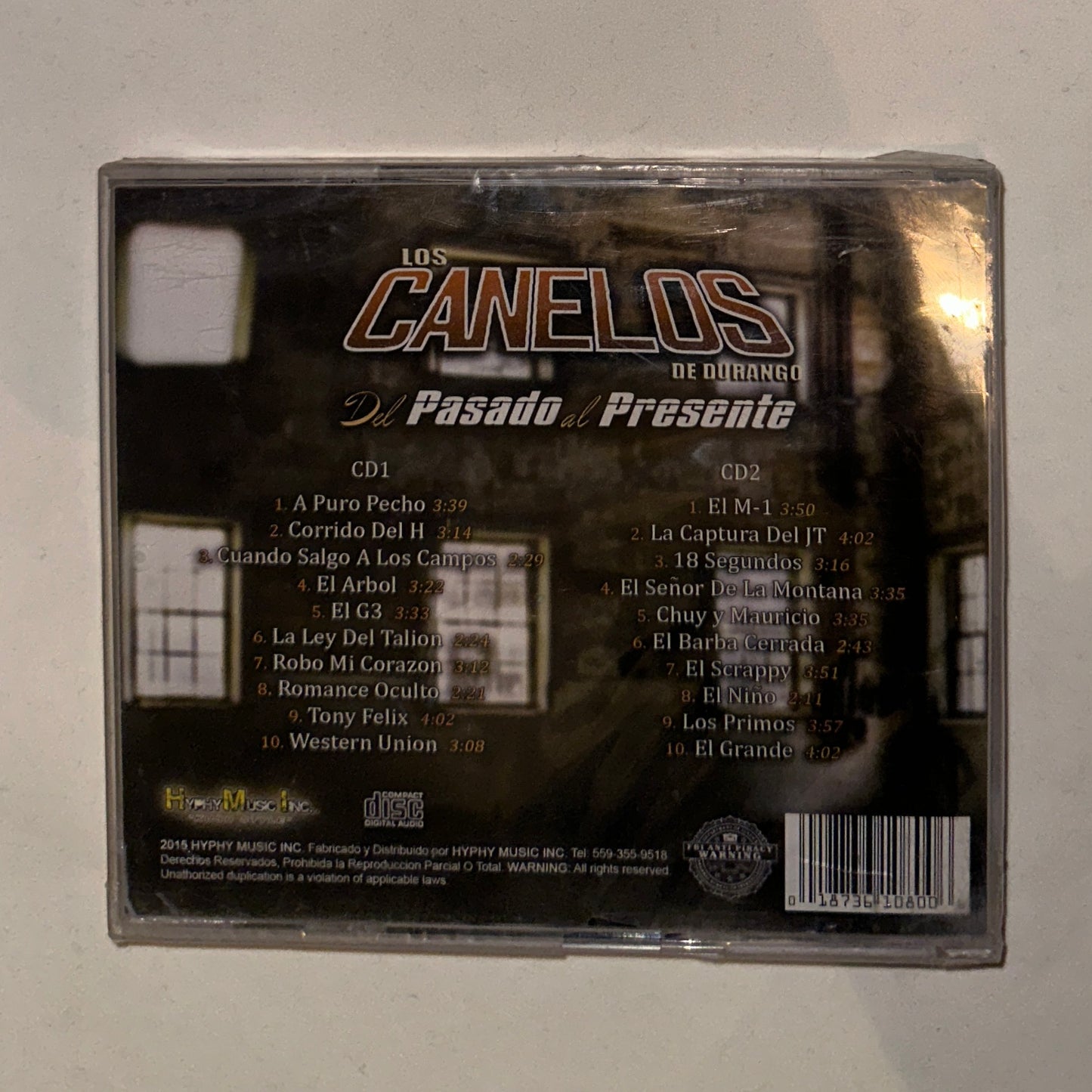 Los Canelos de Durango - Del Pasado al Presente (2CDs)(2015)