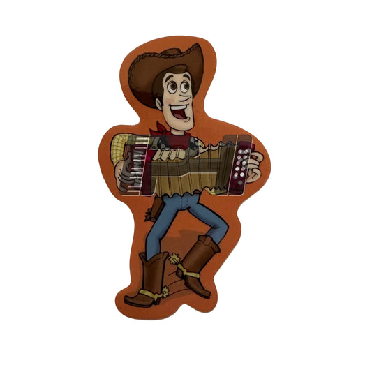 Woody Teclas Sticker